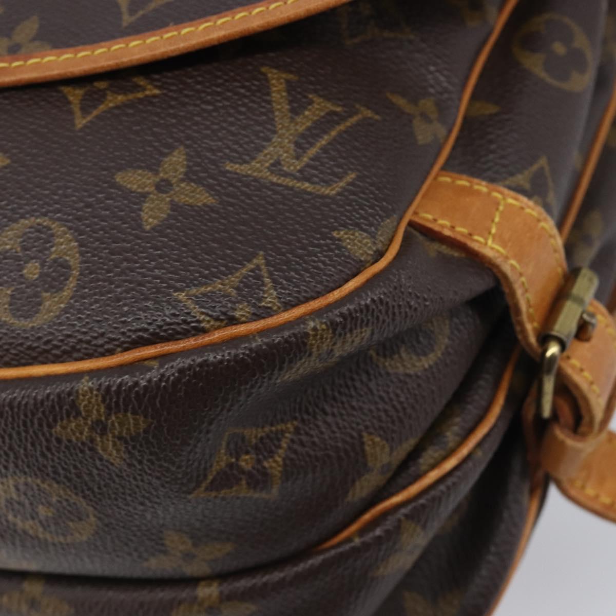 LOUIS VUITTON Monogram Saumur 30 Shoulder Bag M42256 LV Auth 202493