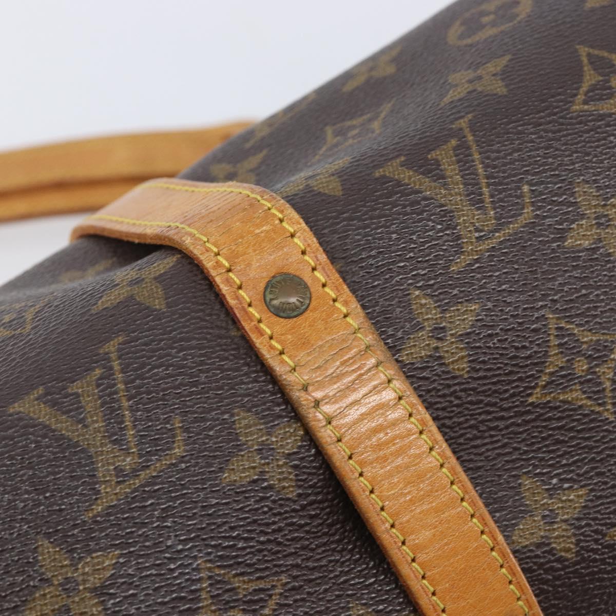 LOUIS VUITTON Monogram Saumur 30 Shoulder Bag M42256 LV Auth 202493