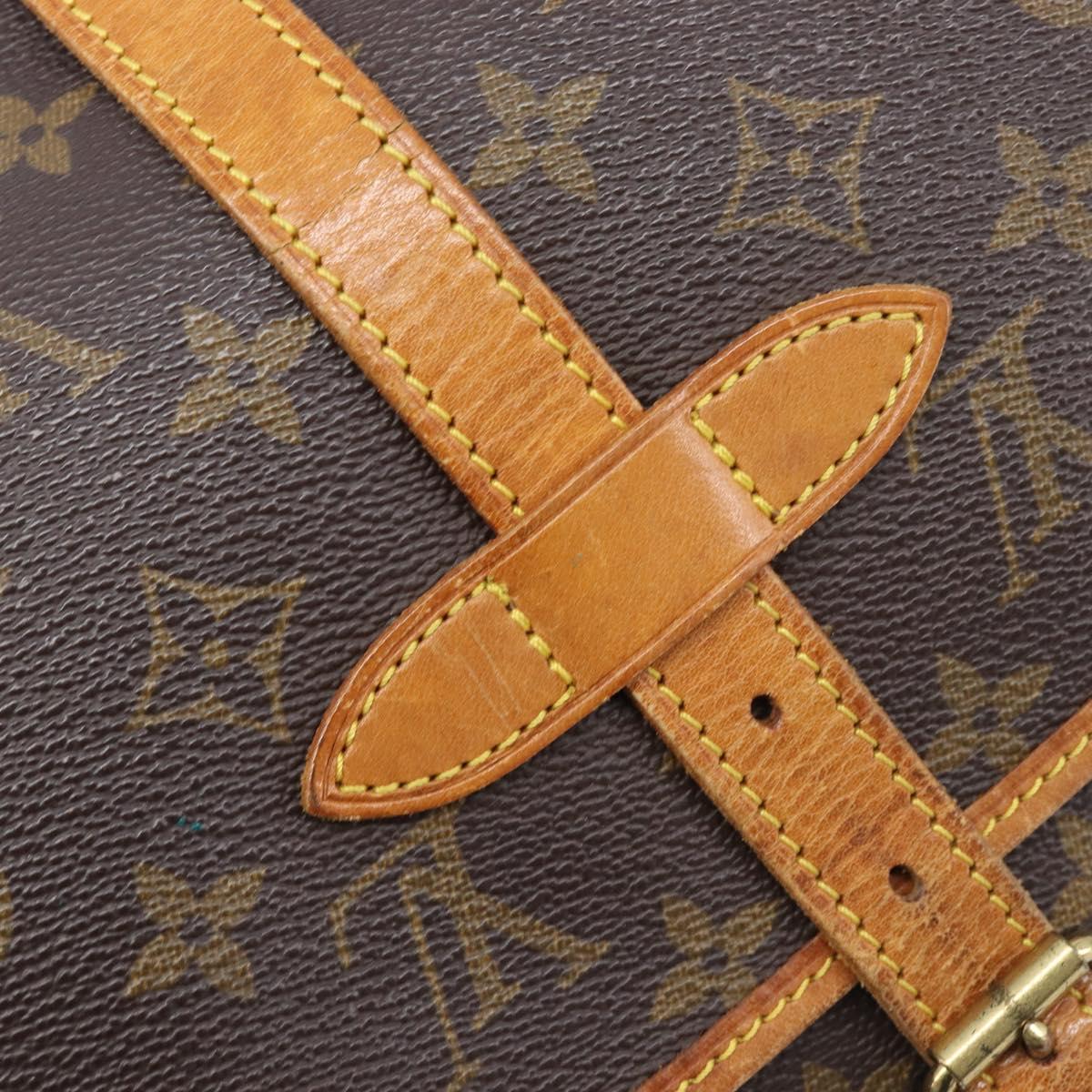 LOUIS VUITTON Monogram Saumur 30 Shoulder Bag M42256 LV Auth 202493
