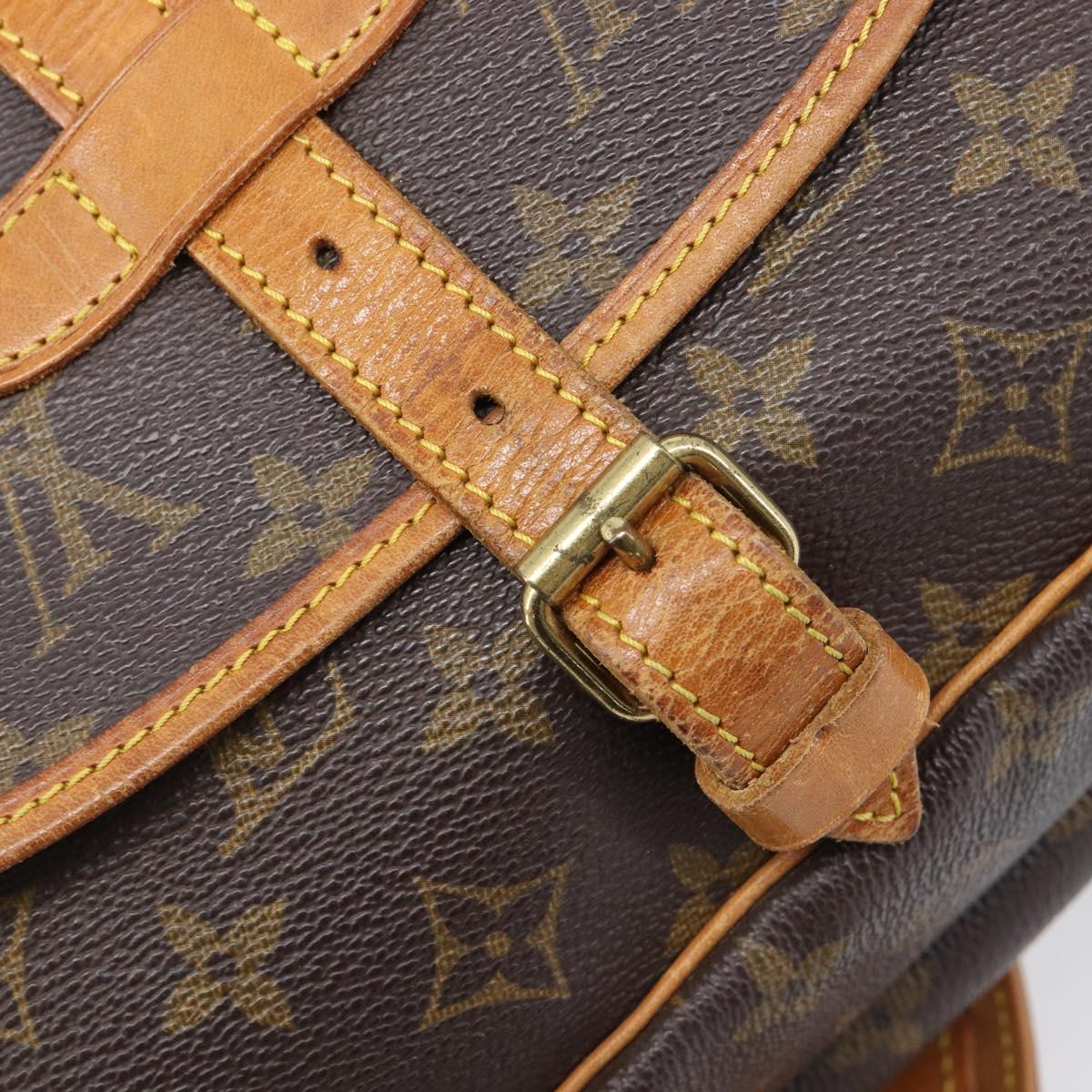 LOUIS VUITTON Monogram Saumur 30 Shoulder Bag M42256 LV Auth 202493