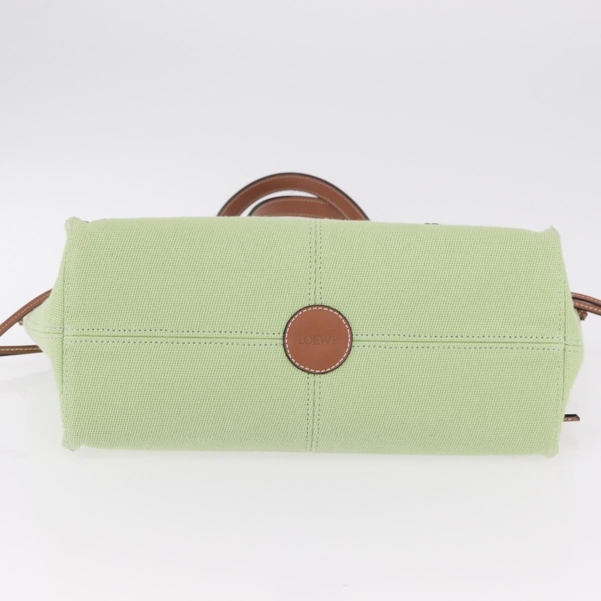 LOEWE Cushion Tote Bag Canvas Green Auth 202499A