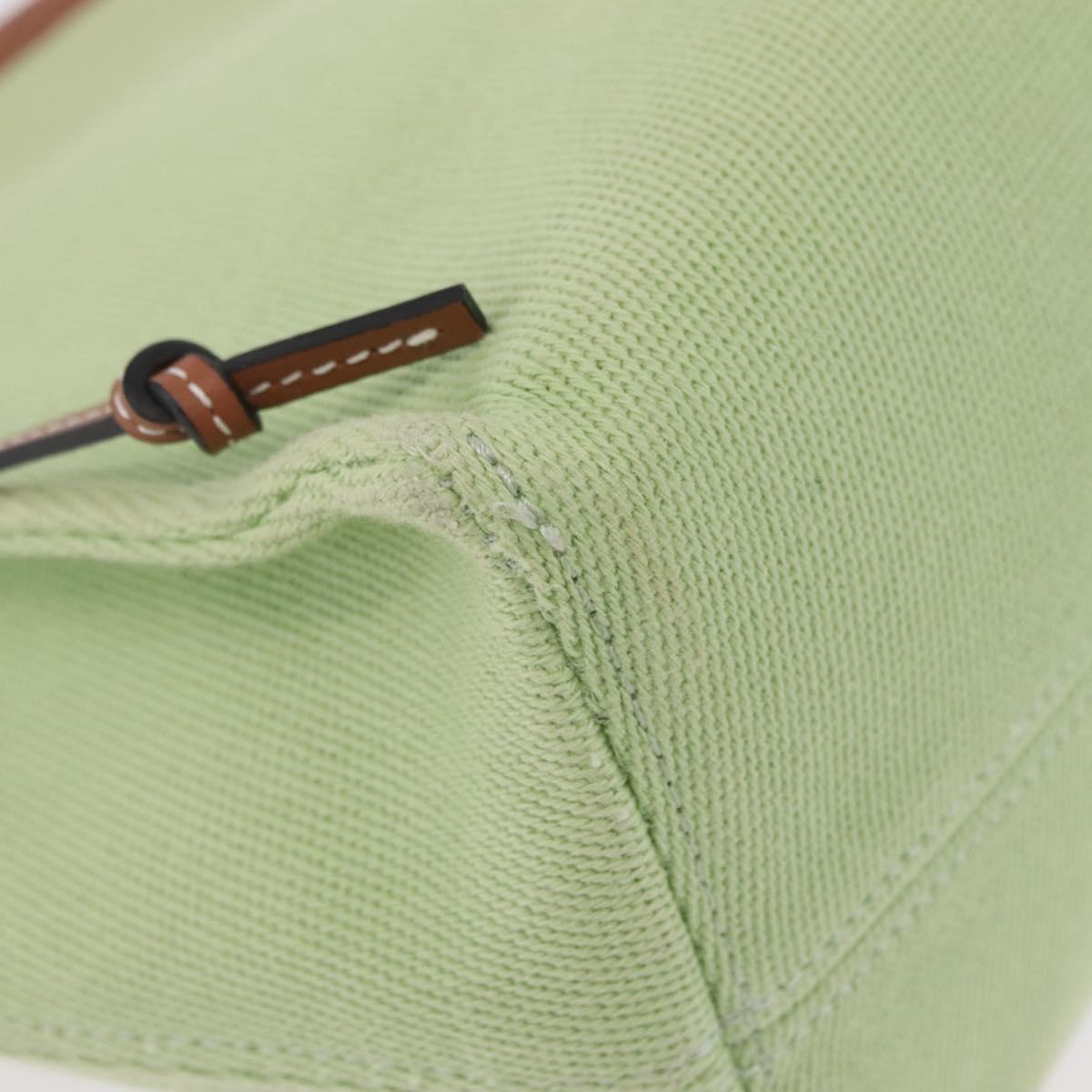 LOEWE Cushion Tote Bag Canvas Green Auth 202499A