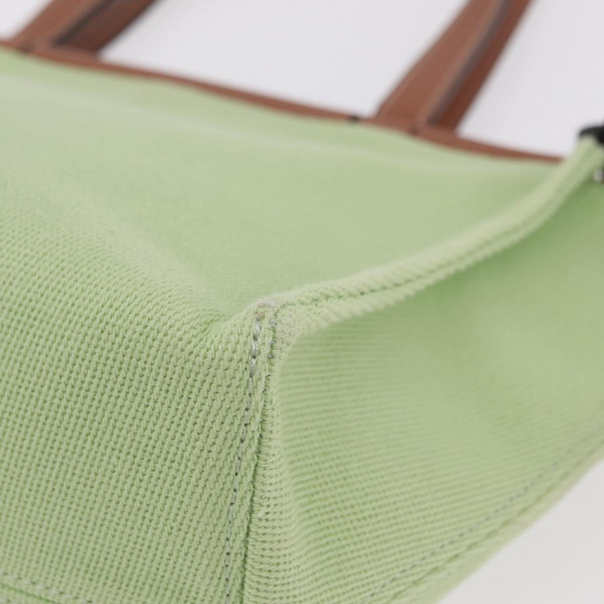 LOEWE Cushion Tote Bag Canvas Green Auth 202499A