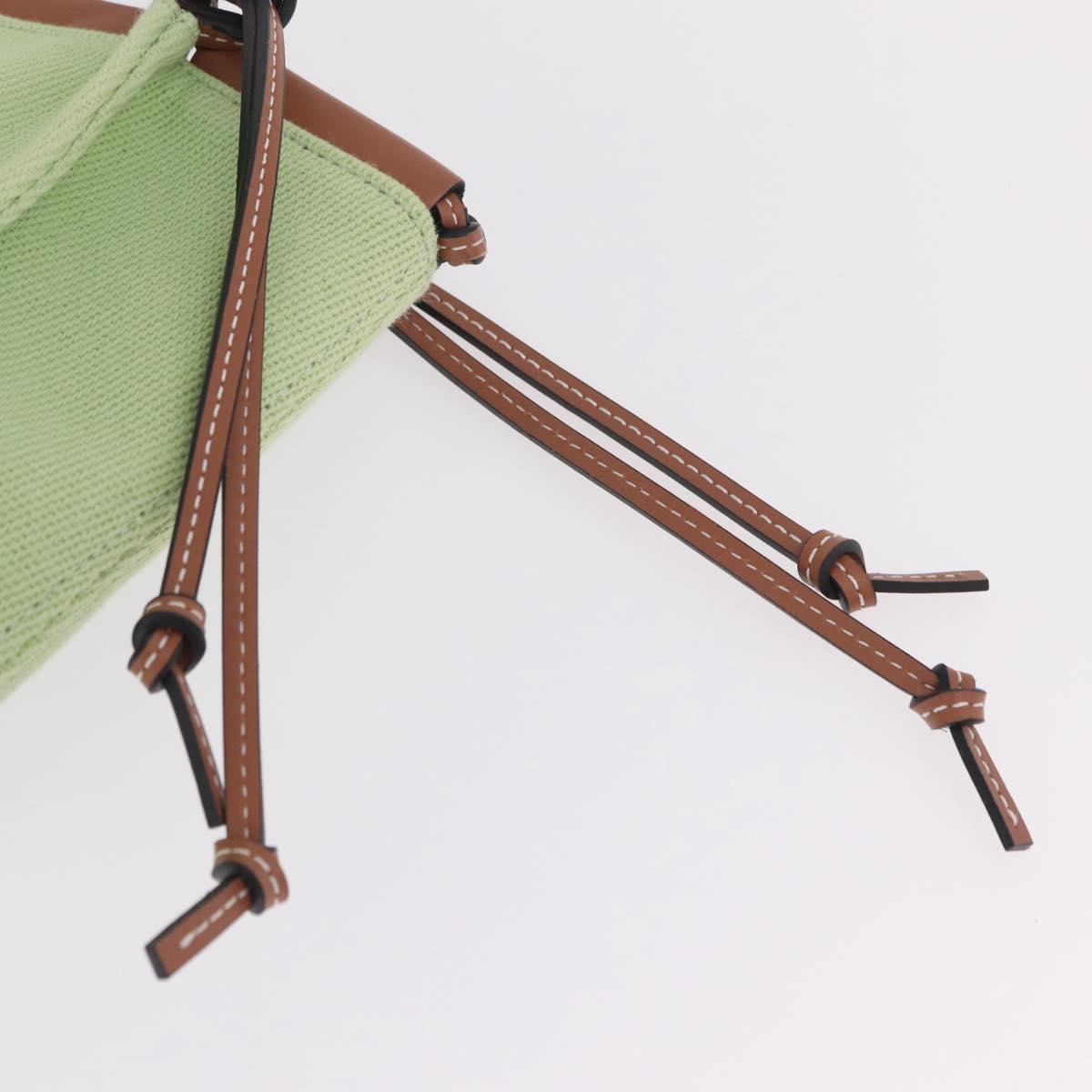 LOEWE Cushion Tote Bag Canvas Green Auth 202499A