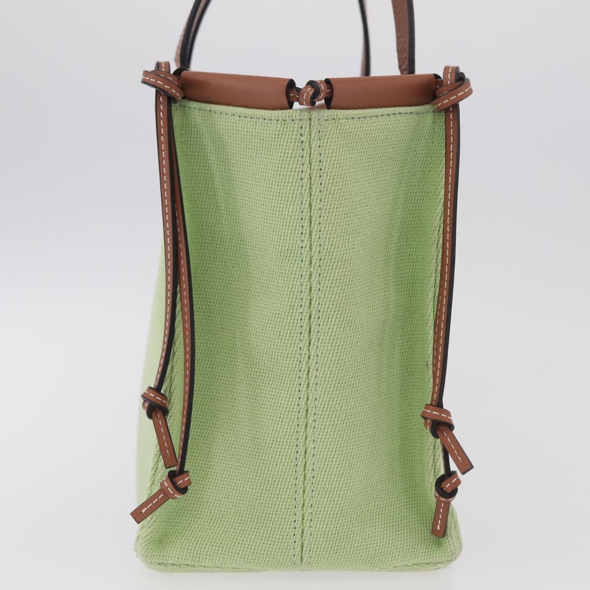 LOEWE Cushion Tote Bag Canvas Green Auth 202499A