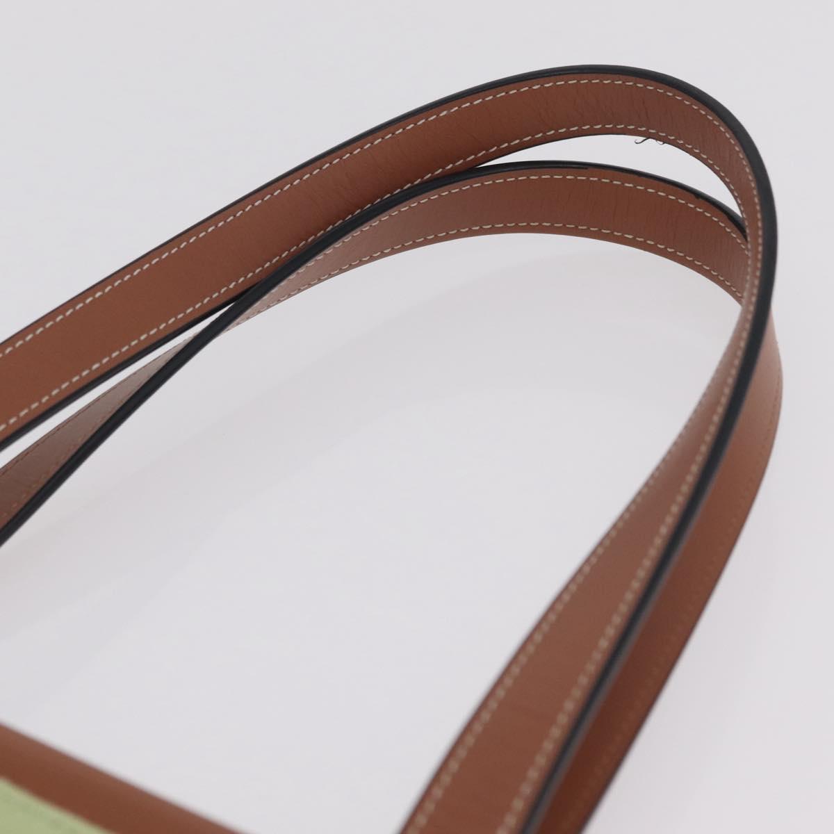 LOEWE Cushion Tote Bag Canvas Green Auth 202499A