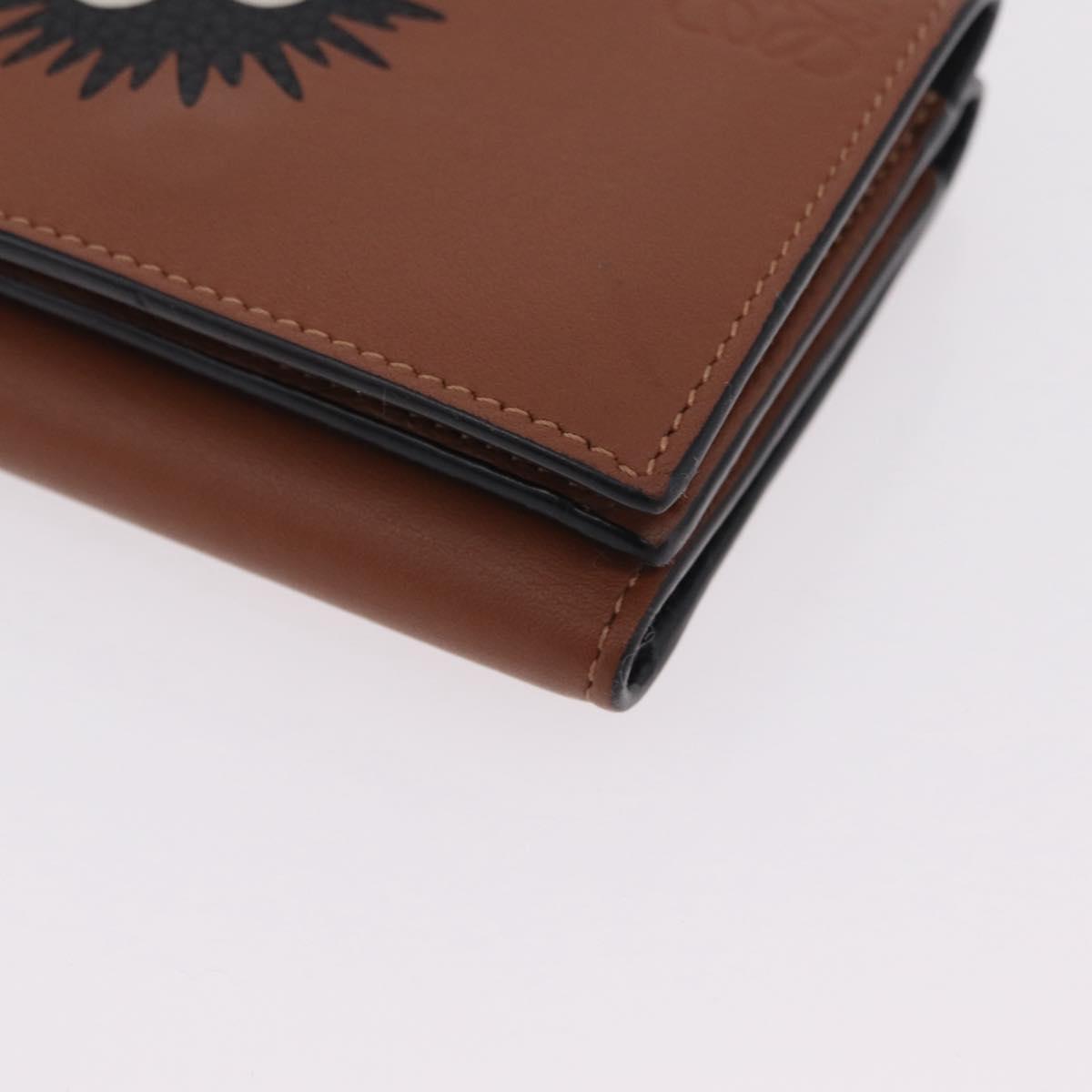 LOEWE LOEWE × Studio Ghibli Suswatari Wallet Leather Brown Silver Auth 202509M
