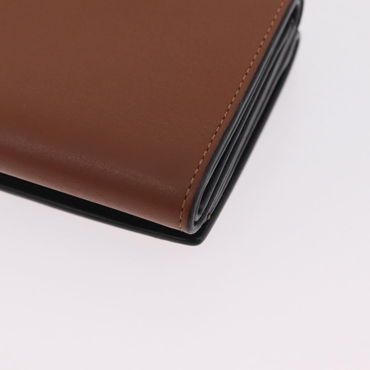 LOEWE LOEWE × Studio Ghibli Suswatari Wallet Leather Brown Silver Auth 202509M