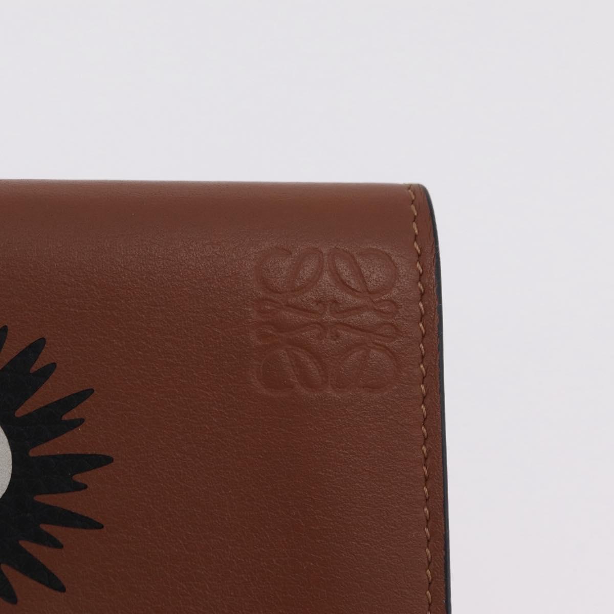 LOEWE LOEWE × Studio Ghibli Suswatari Wallet Leather Brown Silver Auth 202509M