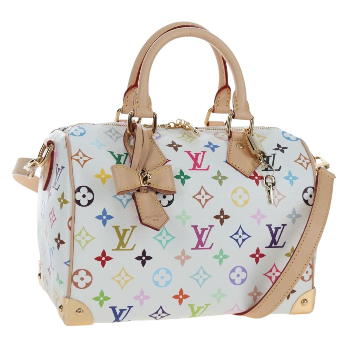 LOUIS VUITTON Monogram Multicolor Speedy Bandouliere 25 M45948 Auth 202510SM