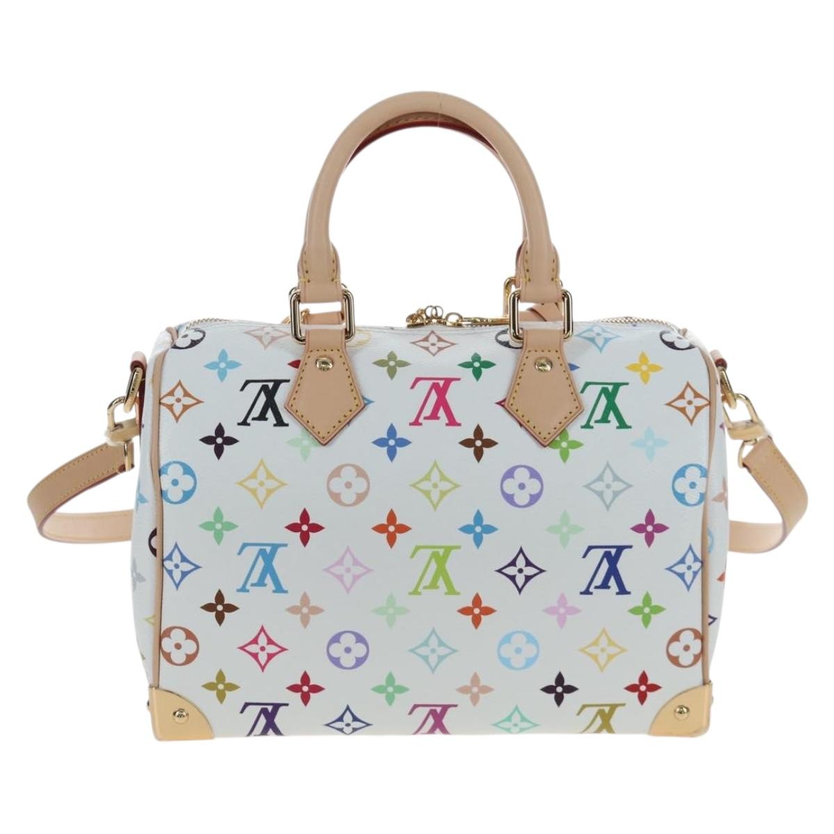 LOUIS VUITTON Monogram Multicolor Speedy Bandouliere 25 M45948 Auth 202510SM