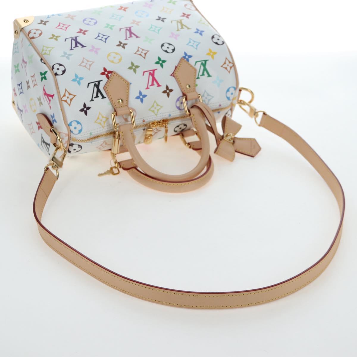 LOUIS VUITTON Monogram Multicolor Speedy Bandouliere 25 M45948 Auth 202510SM