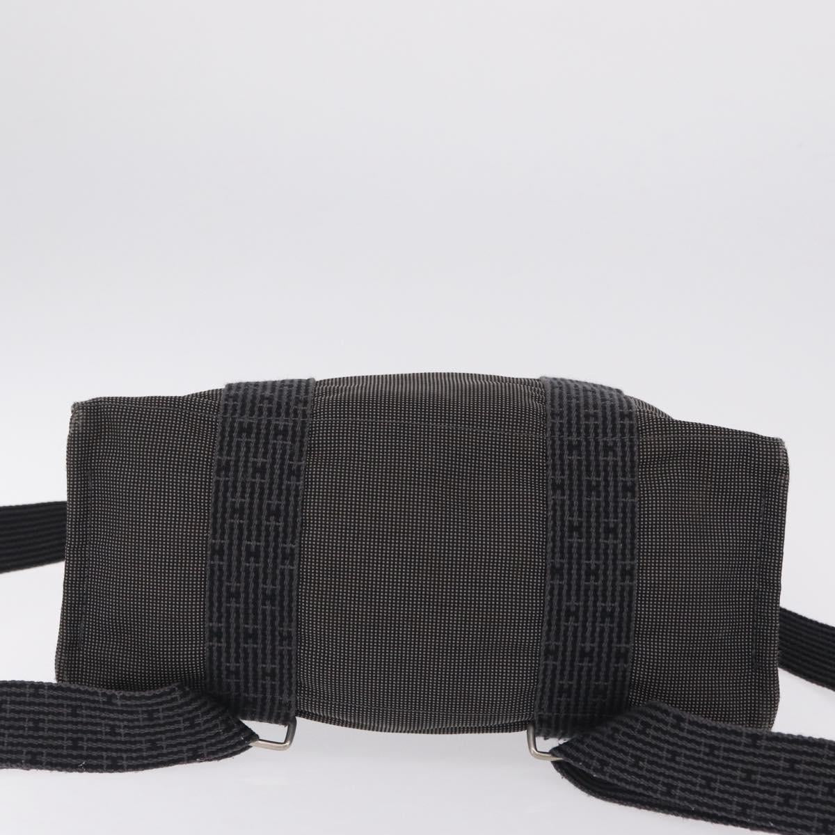 HERMES Her Line A Dos MM Backpack Canvas Gray Silver Auth 202511