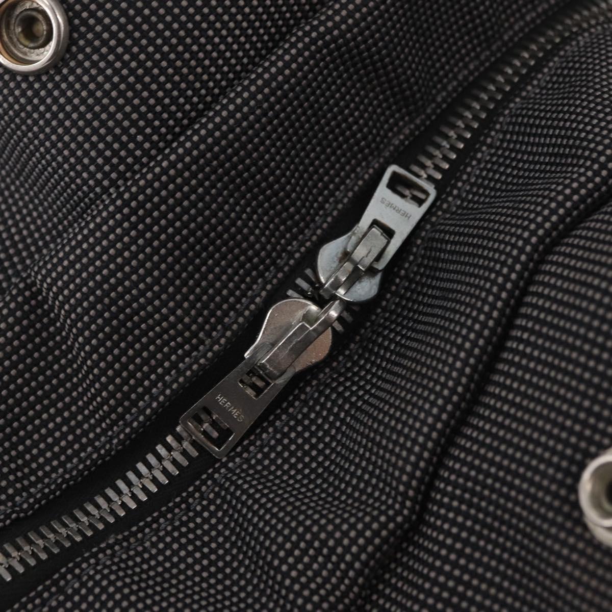HERMES Her Line A Dos MM Backpack Canvas Gray Silver Auth 202511