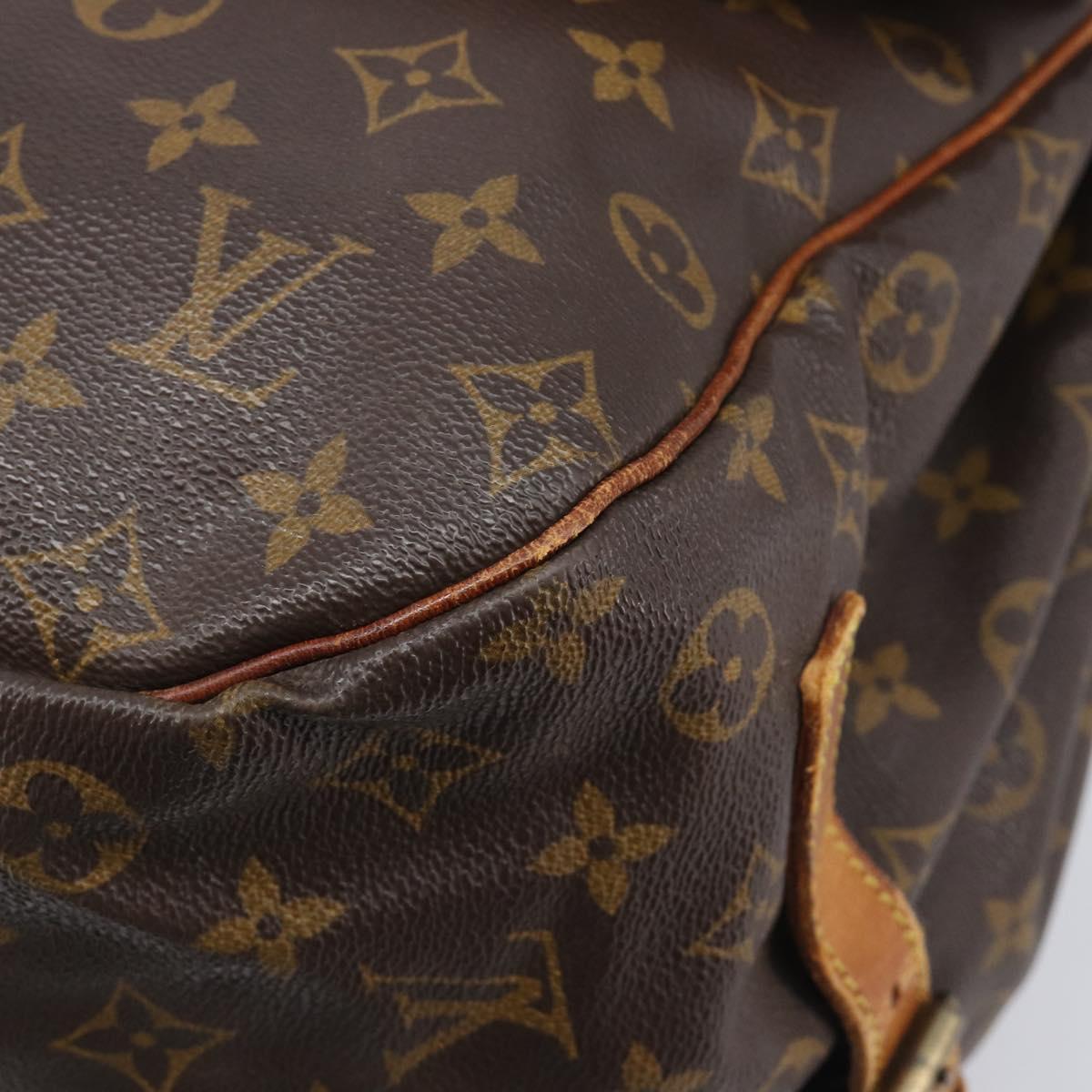 LOUIS VUITTON Monogram Saumur 35 Shoulder Bag M42254 LV Auth 202513