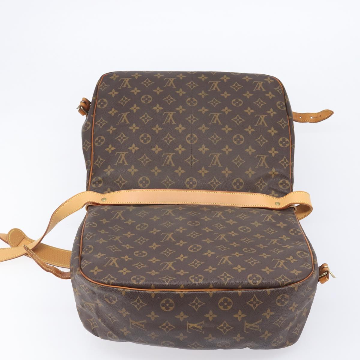LOUIS VUITTON Monogram Saumur 35 Shoulder Bag M42254 LV Auth 202513