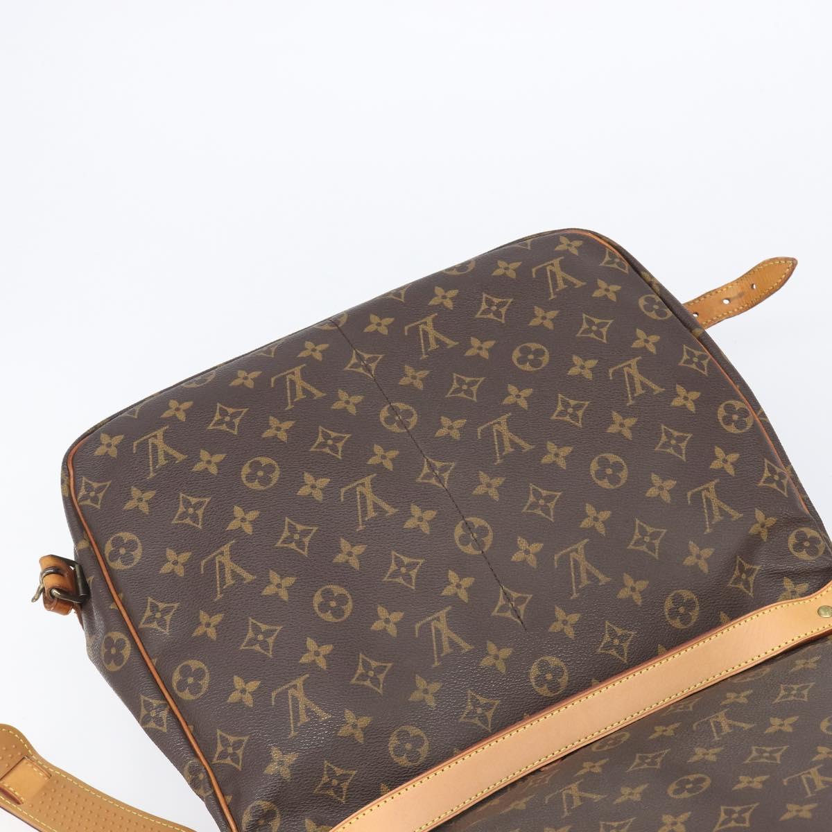 LOUIS VUITTON Monogram Saumur 35 Shoulder Bag M42254 LV Auth 202513