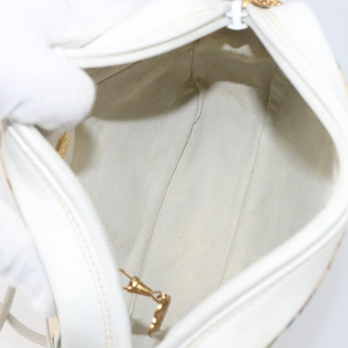 GUCCI Flora Shoulder Bag Canvas Multicolor Gold 007 113 0068 Auth 202519