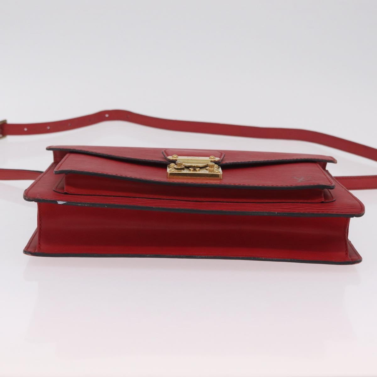 LOUIS VUITTON Epi Monceau 28 Hand Bag Red M40783 LV Auth 202522