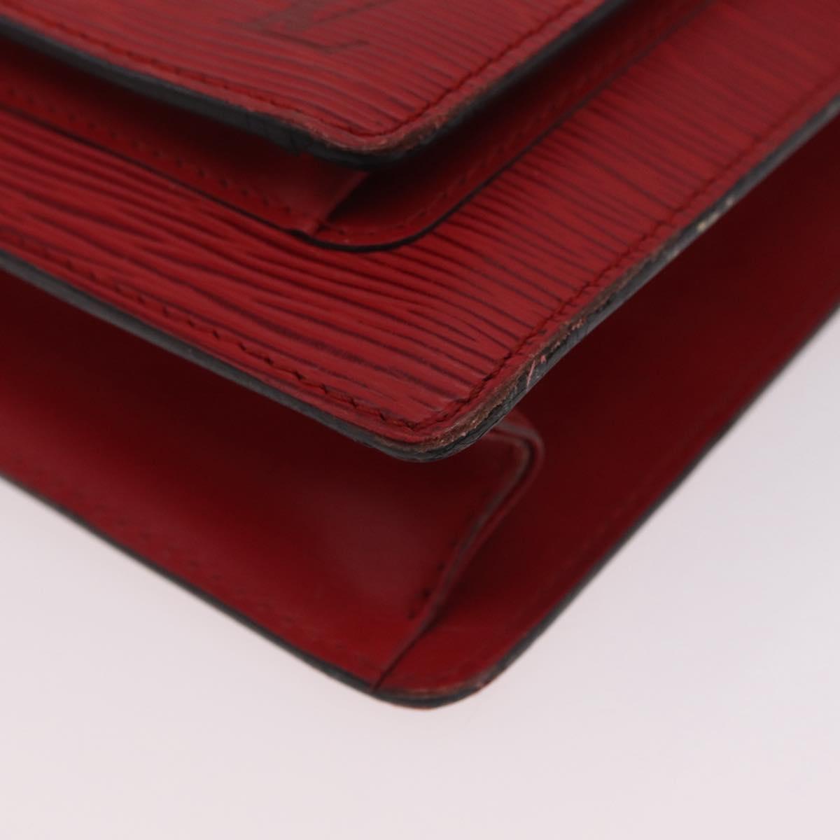 LOUIS VUITTON Epi Monceau 28 Hand Bag Red M40783 LV Auth 202522
