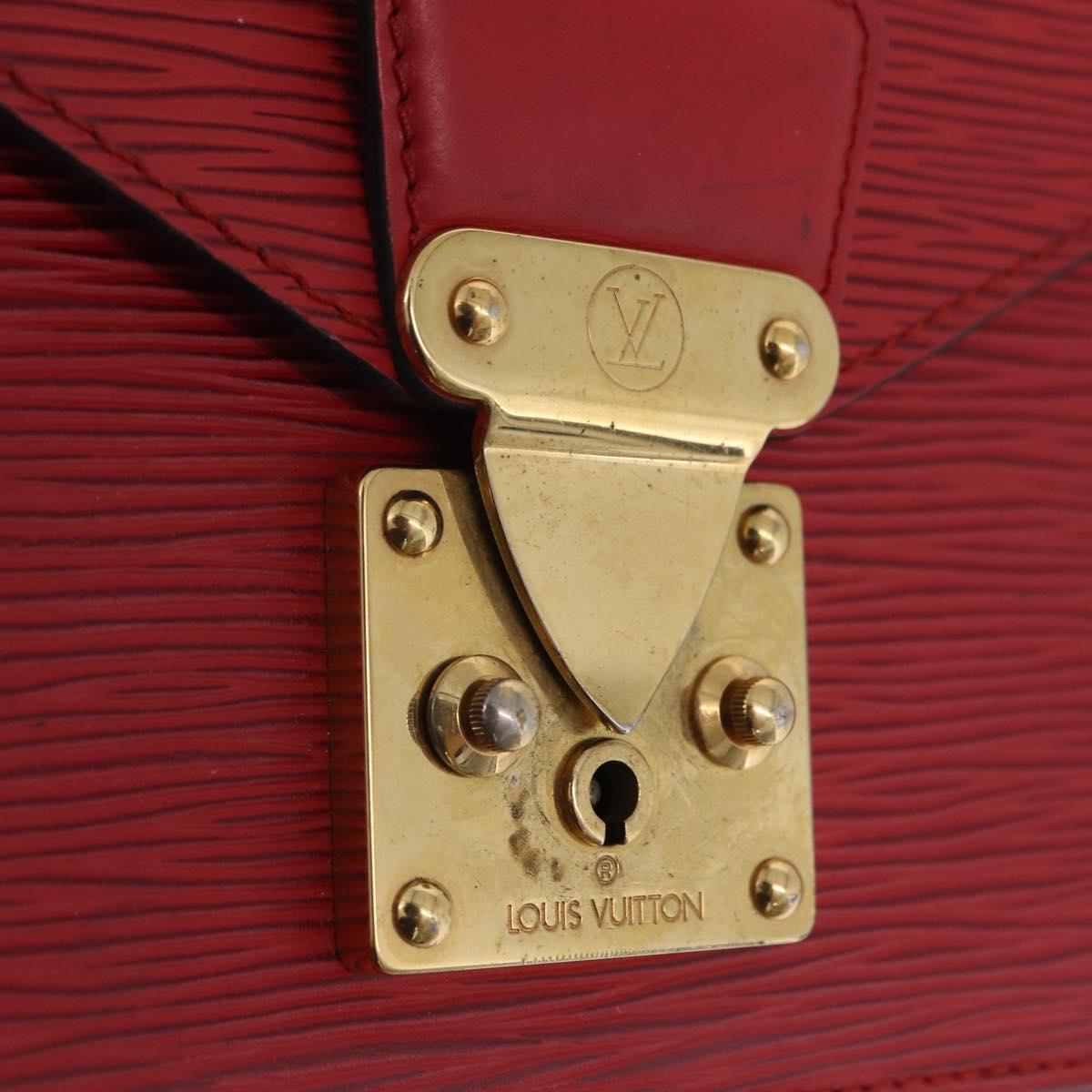 LOUIS VUITTON Epi Monceau 28 Hand Bag Red M40783 LV Auth 202522