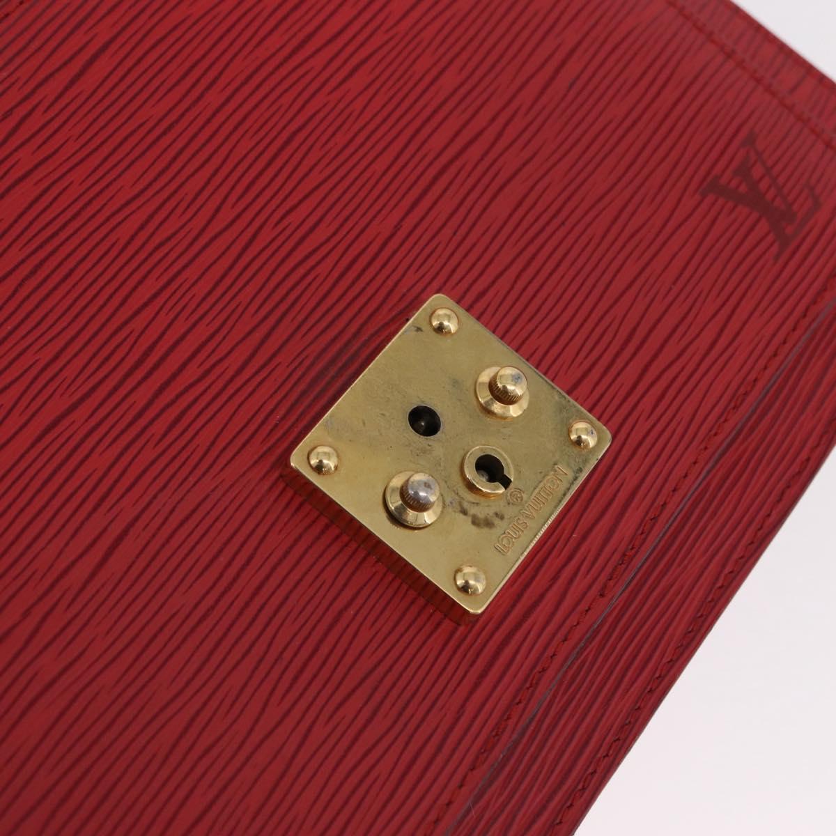 LOUIS VUITTON Epi Monceau 28 Hand Bag Red M40783 LV Auth 202522