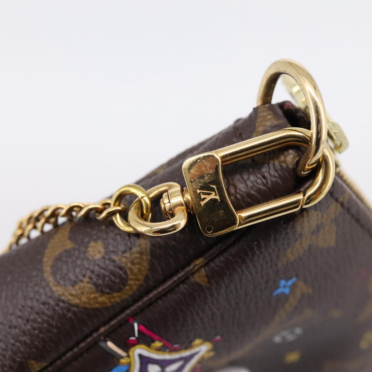 LOUIS VUITTON Vivienne Mini Pochette Accessoires Pouch M69752 LV Auth 202525M