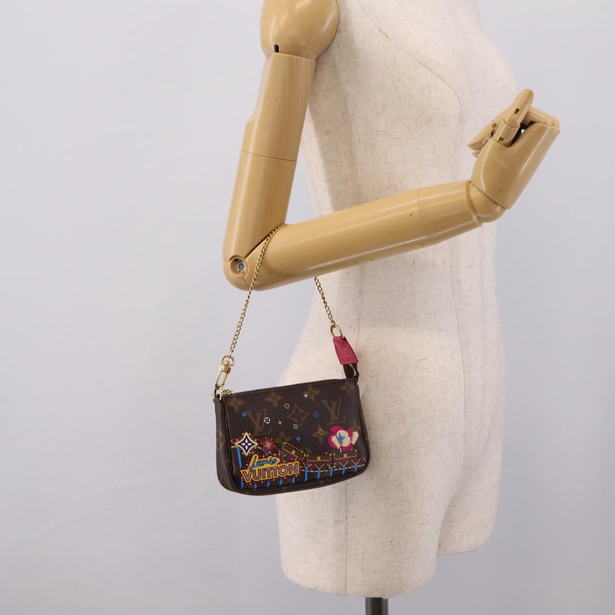 LOUIS VUITTON Vivienne Mini Pochette Accessoires Pouch M69752 LV Auth 202525M