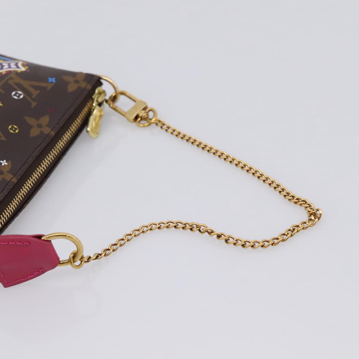 LOUIS VUITTON Vivienne Mini Pochette Accessoires Pouch M69752 LV Auth 202525M