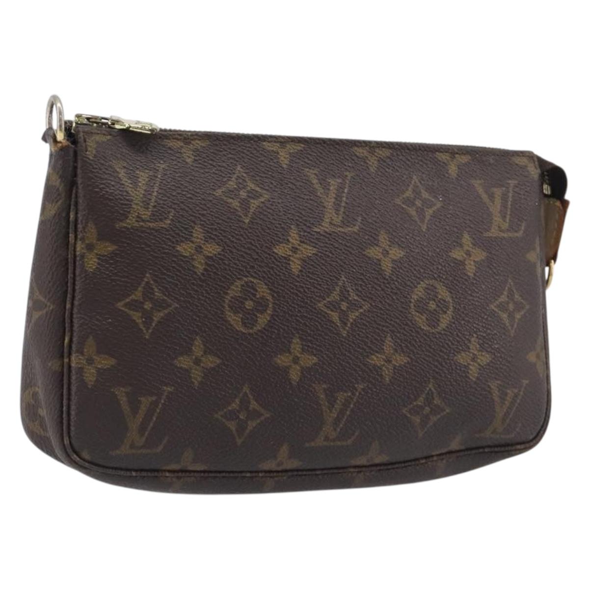 LOUIS VUITTON Monogram Pochette Accessoires Pouch M51980 LV Auth 202526