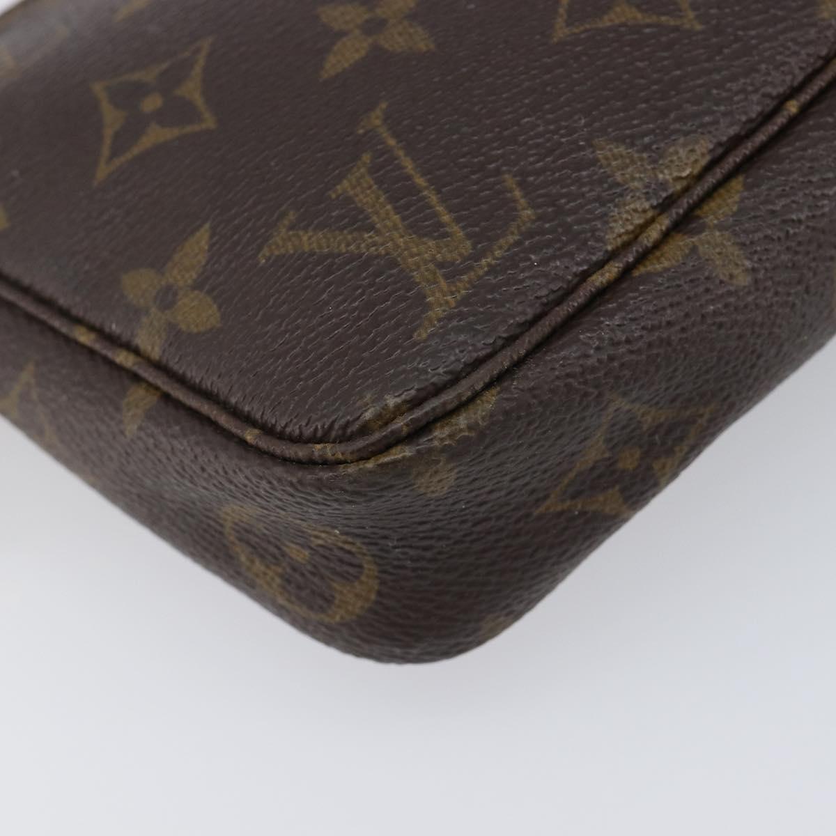 LOUIS VUITTON Monogram Pochette Accessoires Pouch M51980 LV Auth 202526