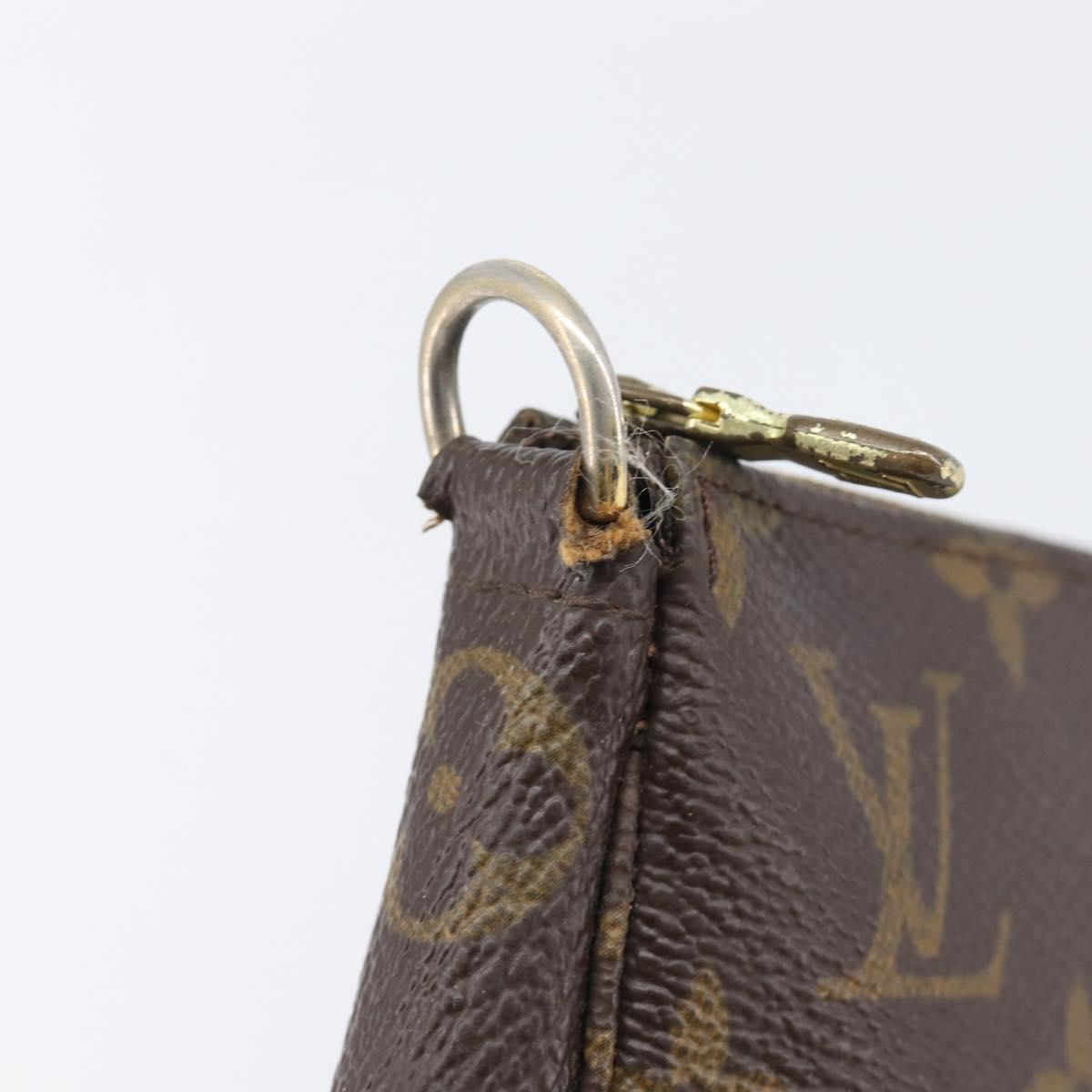 LOUIS VUITTON Monogram Pochette Accessoires Pouch M51980 LV Auth 202526