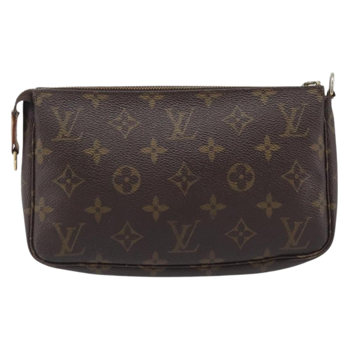 LOUIS VUITTON Monogram Pochette Accessoires Pouch M51980 LV Auth 202526