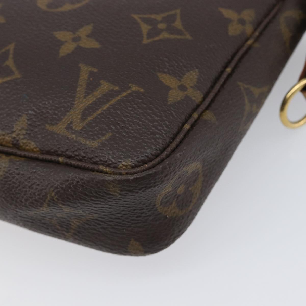 LOUIS VUITTON Monogram Pochette Accessoires Pouch M51980 LV Auth 202526