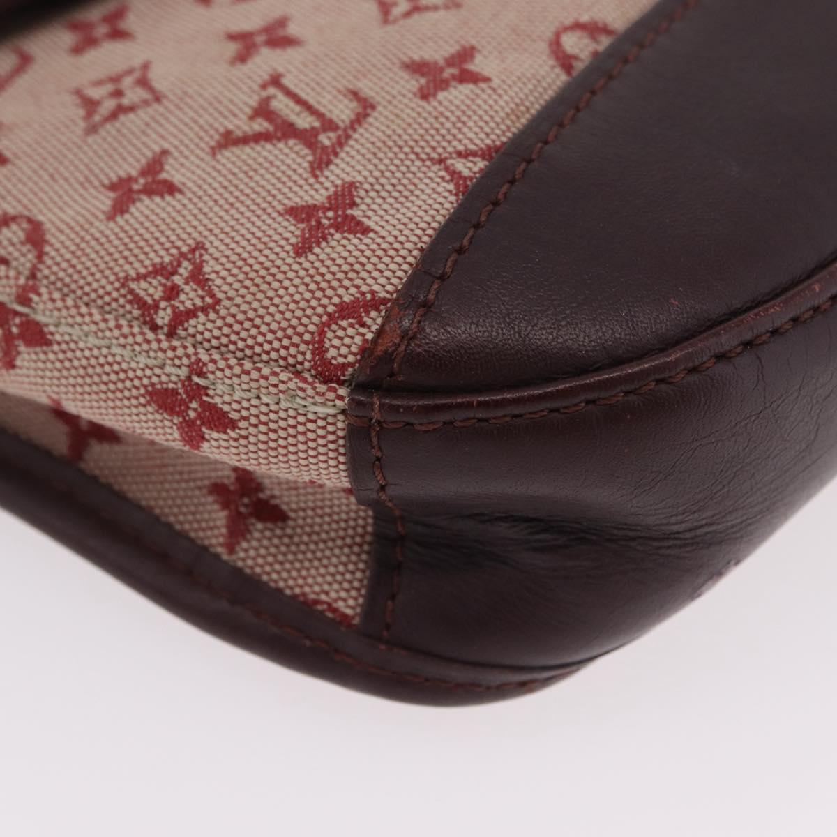 LOUIS VUITTON Monogram Mini Marjoly Hand Bag Red M92691 LV Auth 202527A