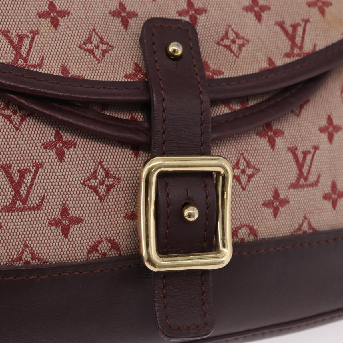 LOUIS VUITTON Monogram Mini Marjoly Hand Bag Red M92691 LV Auth 202527A