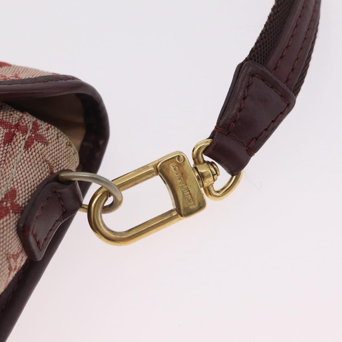 LOUIS VUITTON Monogram Mini Marjoly Hand Bag Red M92691 LV Auth 202527A