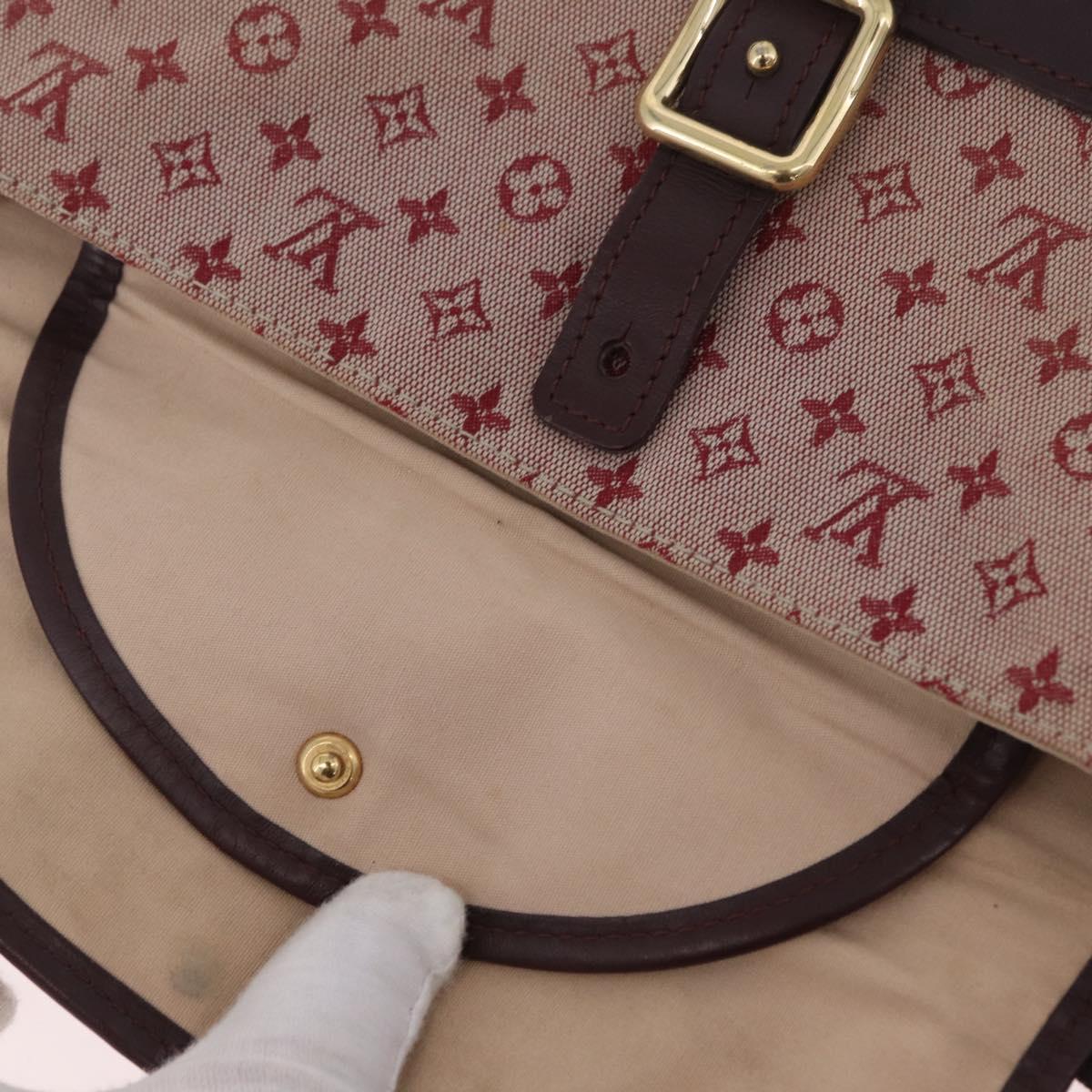 LOUIS VUITTON Monogram Mini Marjoly Hand Bag Red M92691 LV Auth 202527A