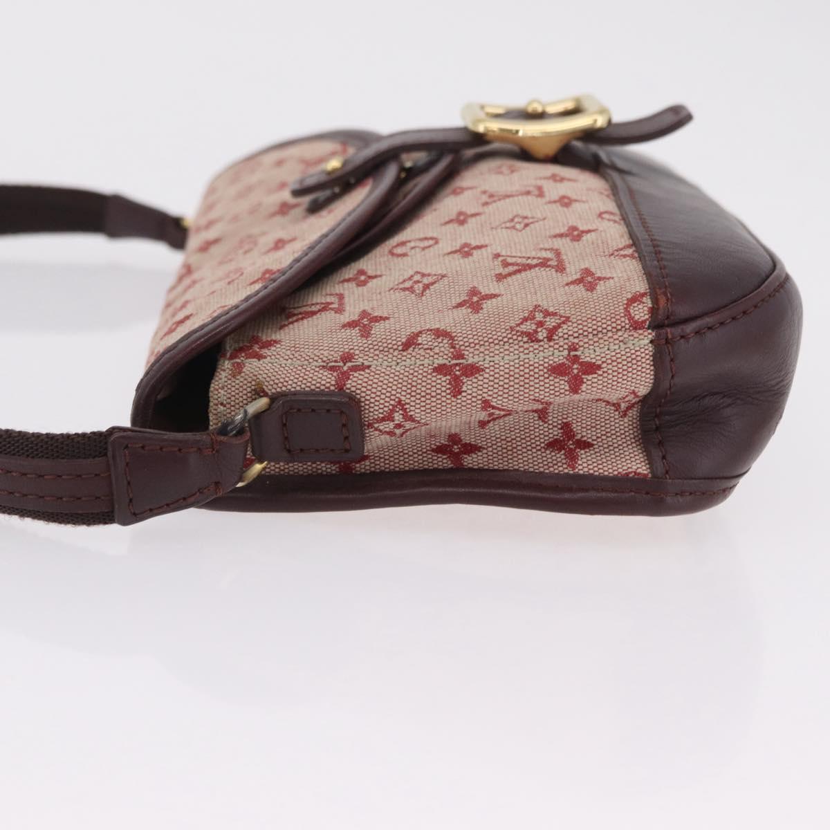 LOUIS VUITTON Monogram Mini Marjoly Hand Bag Red M92691 LV Auth 202527A