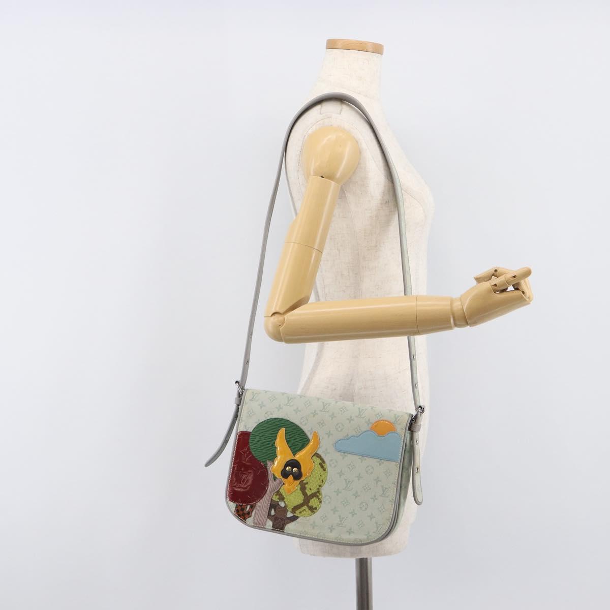 LOUIS VUITTON Monogram Mini Musette Comte de Fee Bag Gray M92279 LV Auth 202528