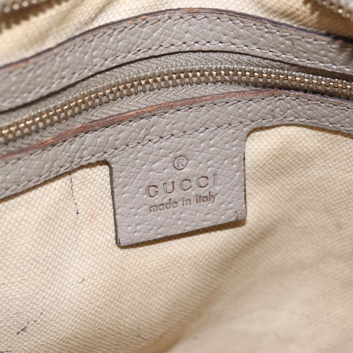 GUCCI GG Canvas Hand Bag 2way Beige Gold 353121 Auth 202533