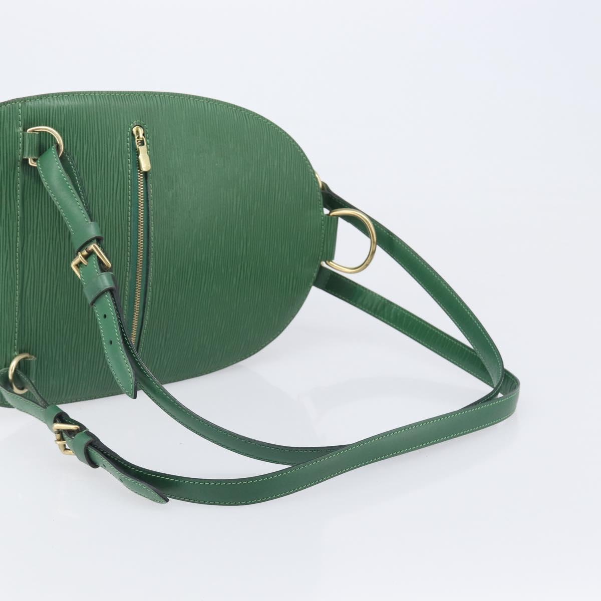 LOUIS VUITTON Epi Mabillon Backpack Green M52234 LV Auth 202536