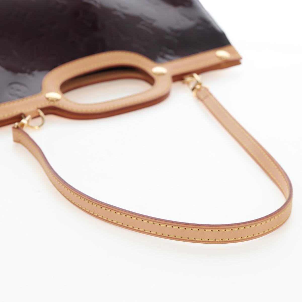LOUIS VUITTON Monogram Vernis Roxbury Drive Bag Amarante M91995 LV Auth 202537V