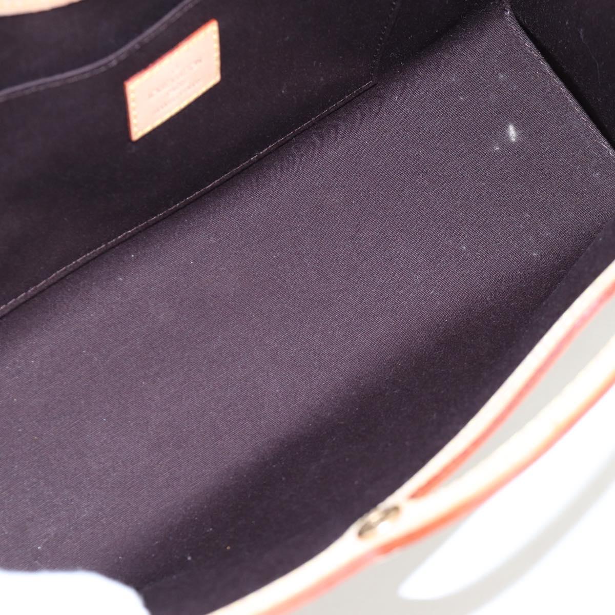 LOUIS VUITTON Monogram Vernis Roxbury Drive Bag Amarante M91995 LV Auth 202537V
