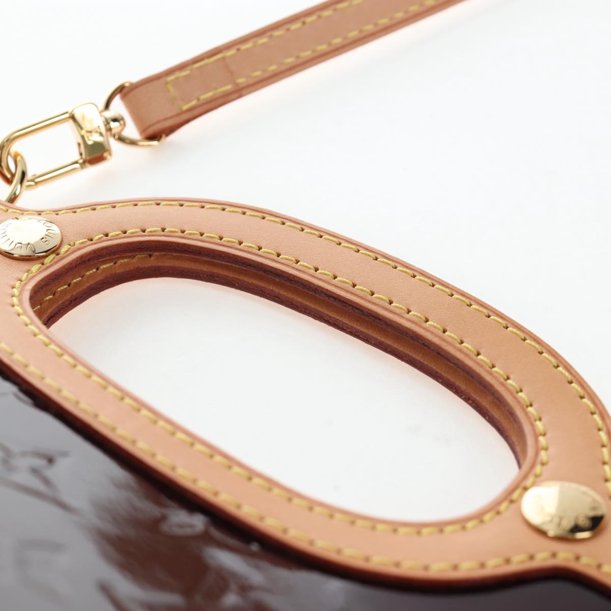 LOUIS VUITTON Monogram Vernis Roxbury Drive Bag Amarante M91995 LV Auth 202537V