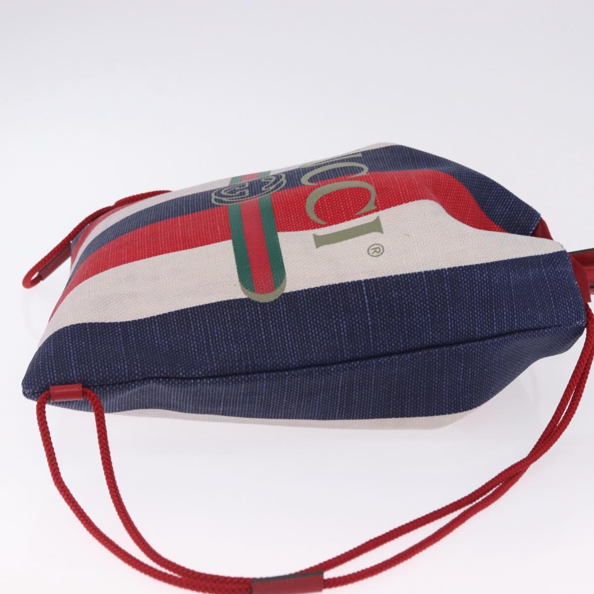 GUCCI Drawstring Backpack Canvas Multicolor 473872 Auth 202580V