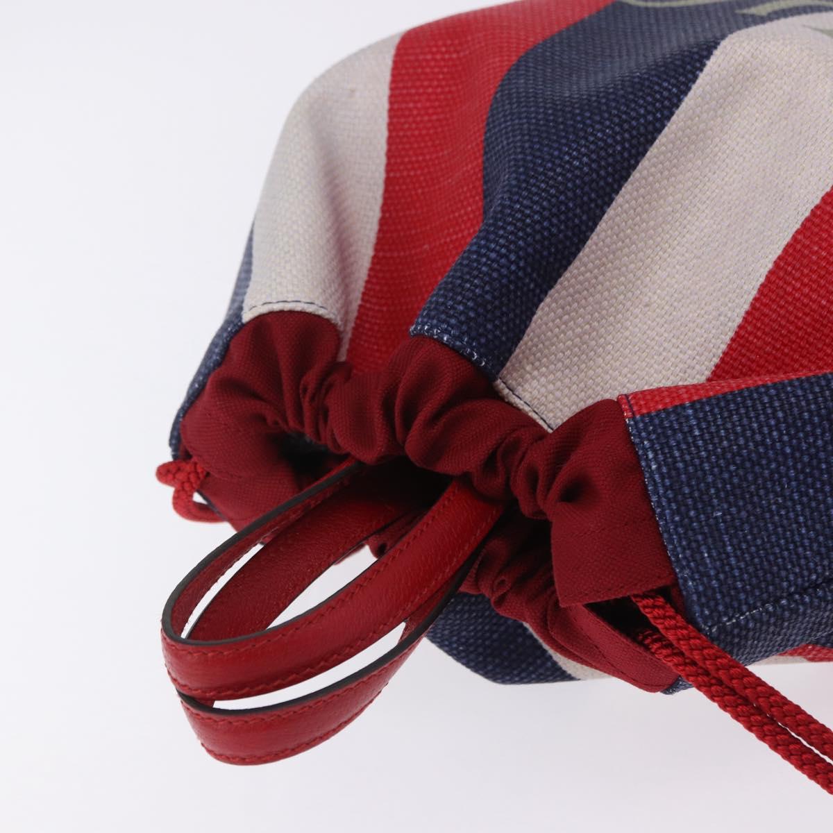 GUCCI Drawstring Backpack Canvas Multicolor 473872 Auth 202580V