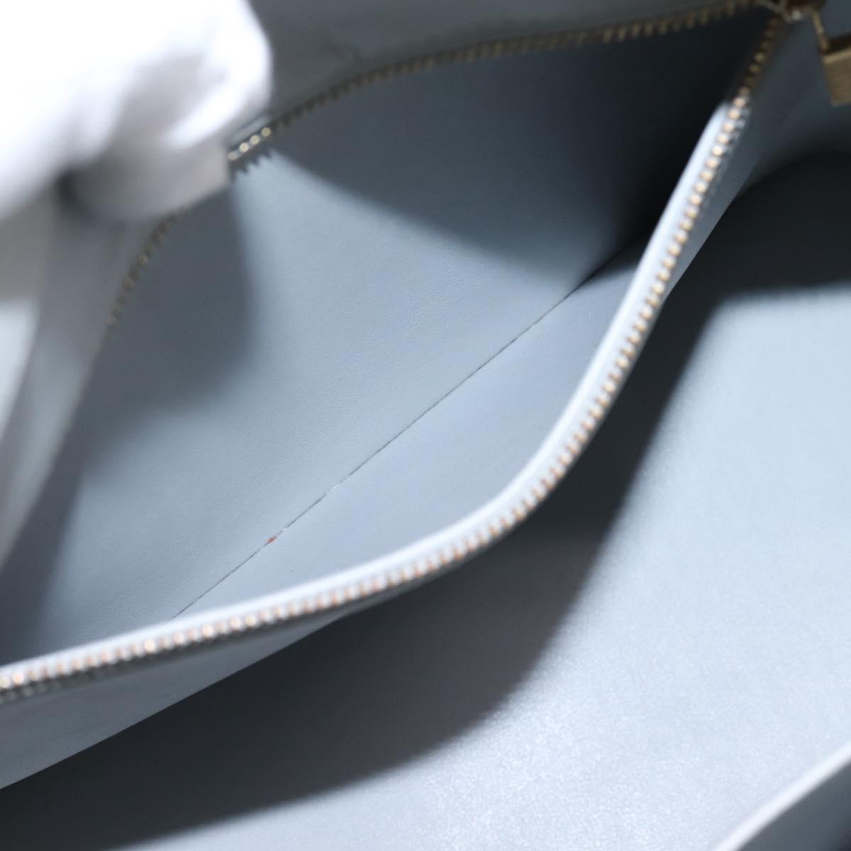 LOUIS VUITTON Monogram Vernis Houston Hand Bag Gris M91053 LV Auth 202587