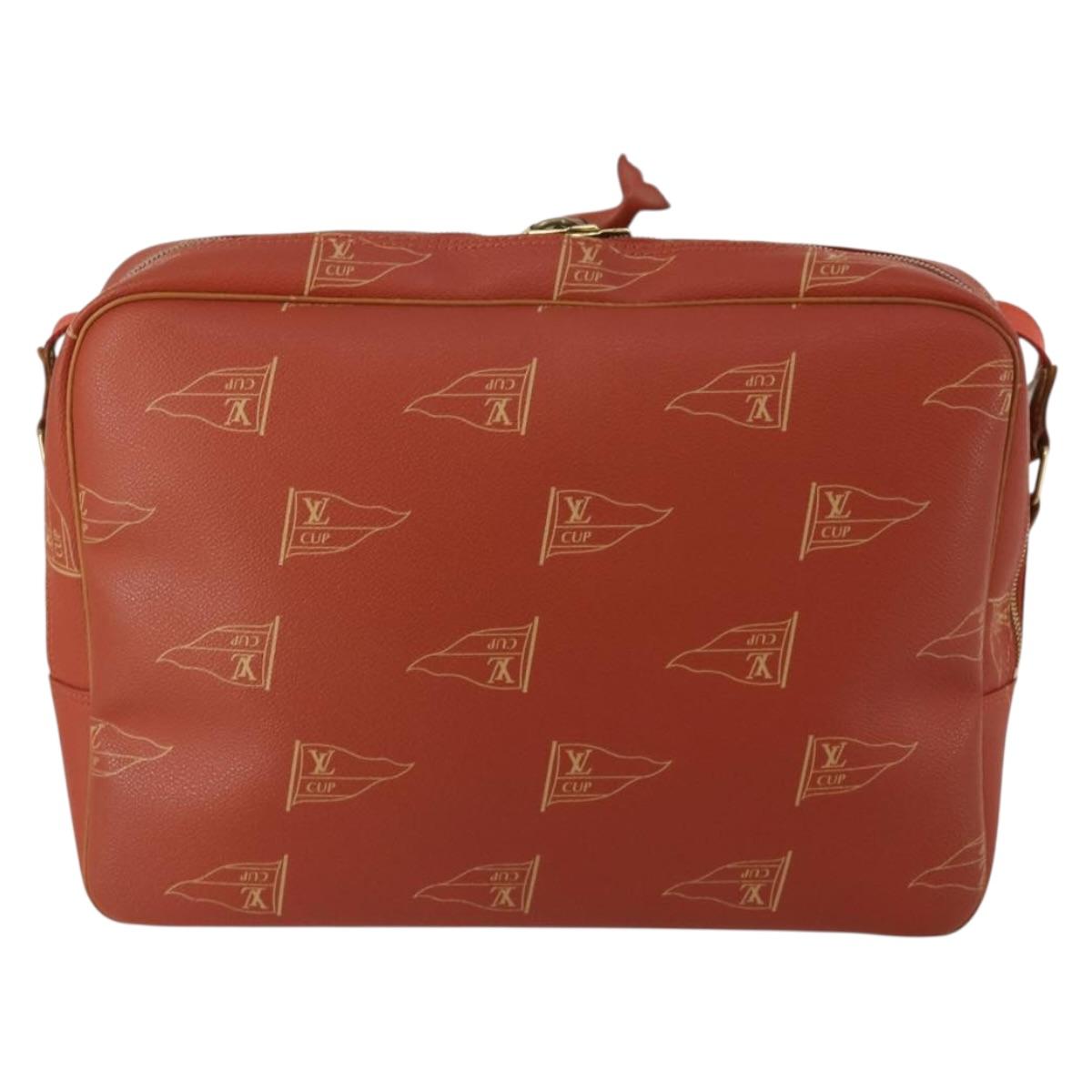 LOUIS VUITTON LV Cup Calvi Shoulder Bag Red M80028 LV Auth 202589