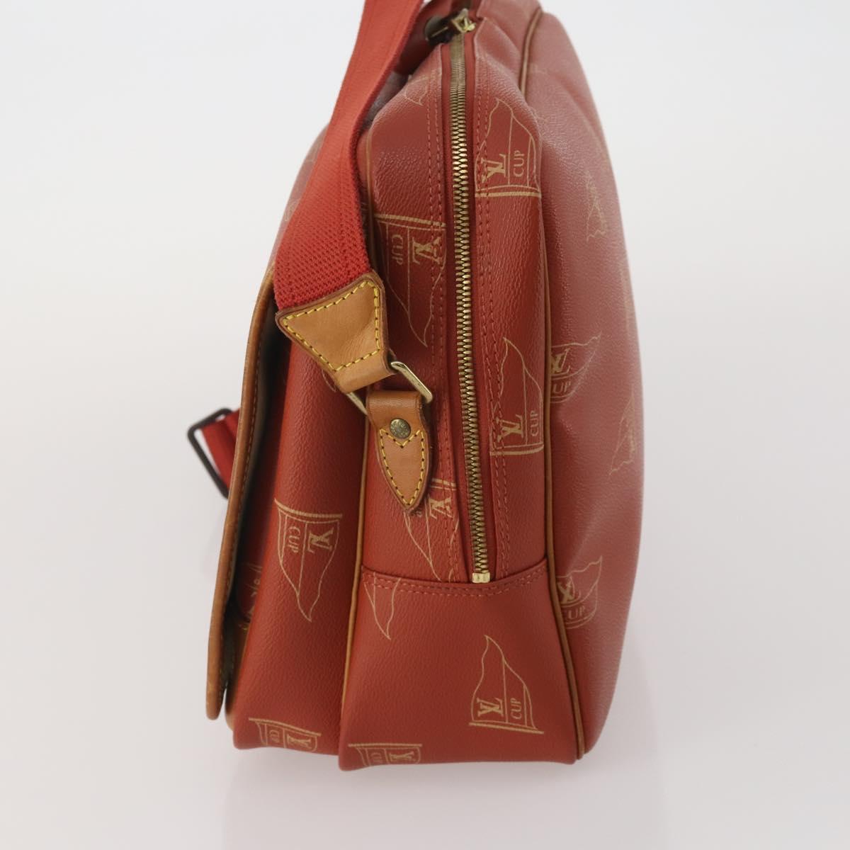 LOUIS VUITTON LV Cup Calvi Shoulder Bag Red M80028 LV Auth 202589